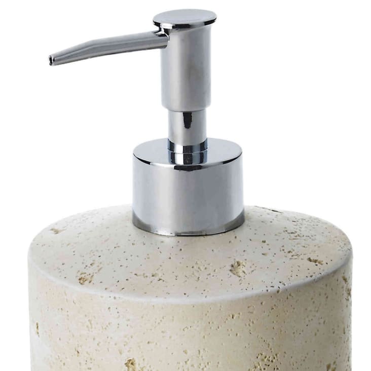 Bhuuno Distributeur de savon en céramique moderne Pompe à lotion