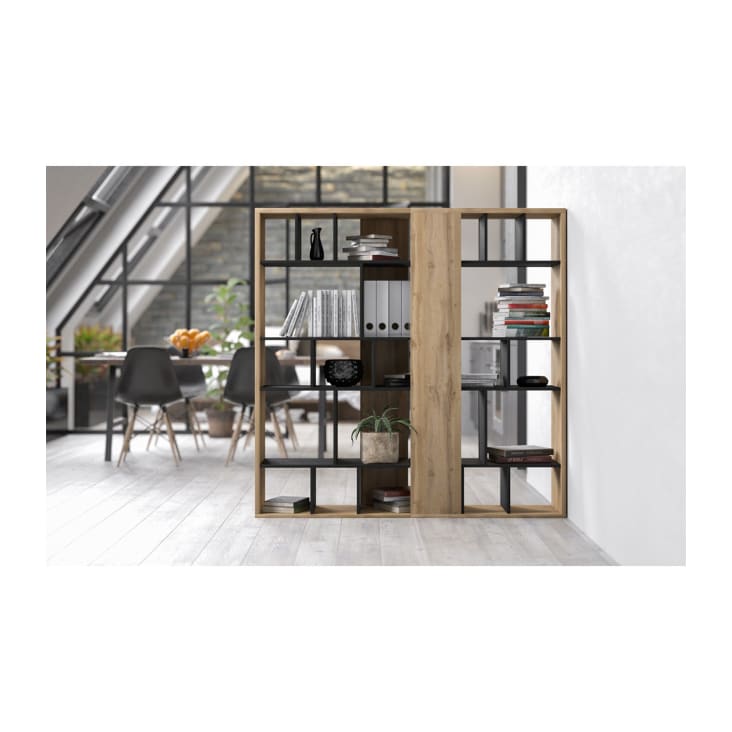 Libreria Slim multifunzione in acciaio verniciato personalizzabile - Musa  Home Design