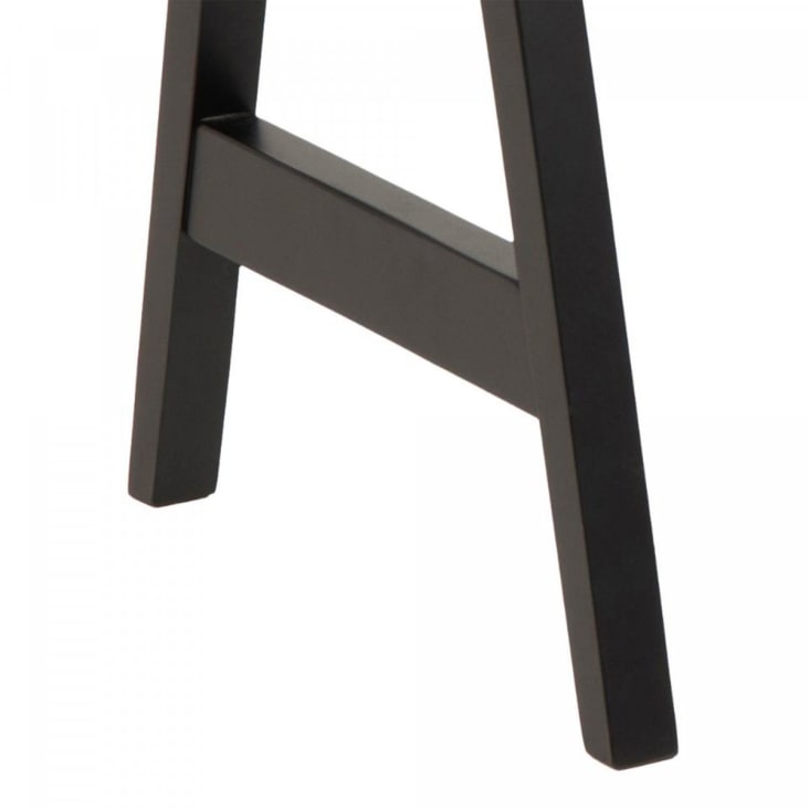 Bureau moderne minimaliste 126cm en bois noir-Mizu cropped-6