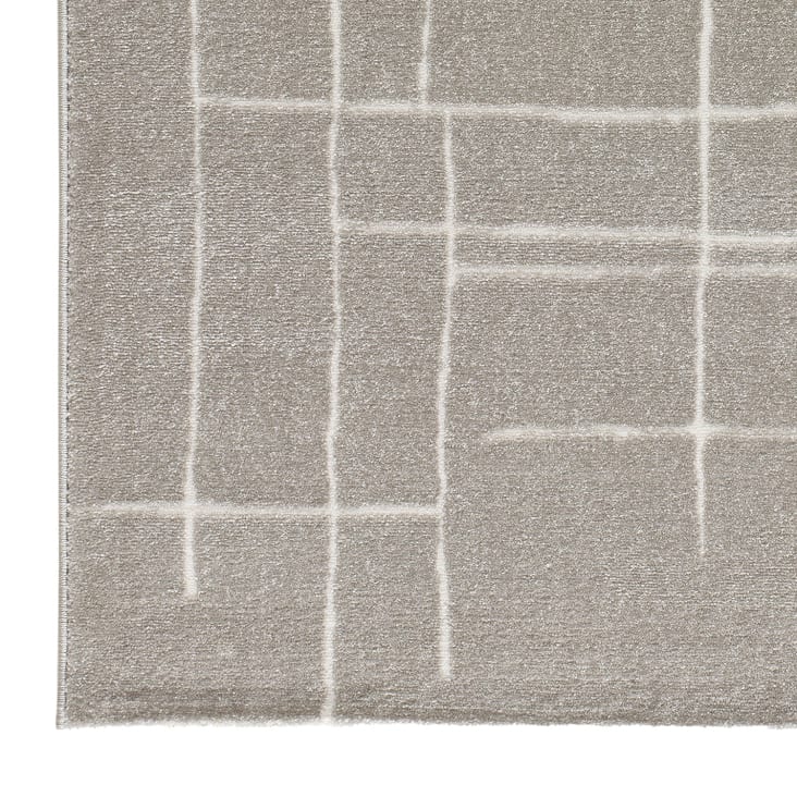 Tapis géométrique gris, 160X230 cm-SENSATION cropped-4