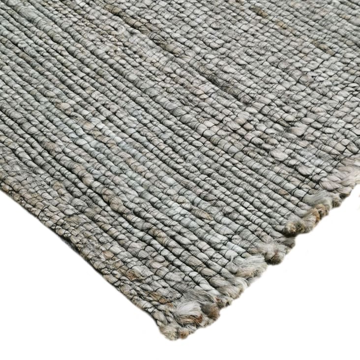 Tapis tressé en jute gris 120x170-Desertum cropped-3