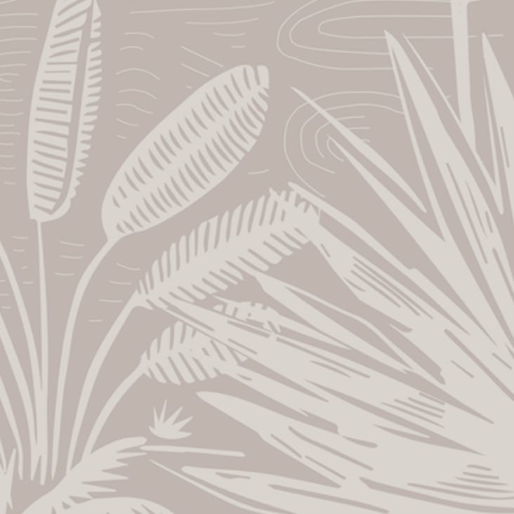 Papier peint panoramique forêt des tropiques beige 340x250cm cropped-3