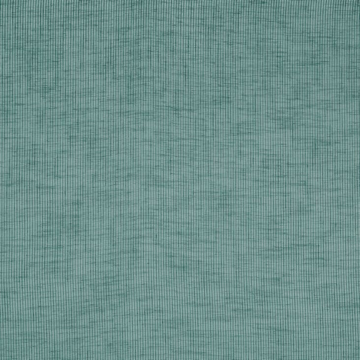 Voilage  -  - effet de rayures polyester vert 145x240 cm cropped-3