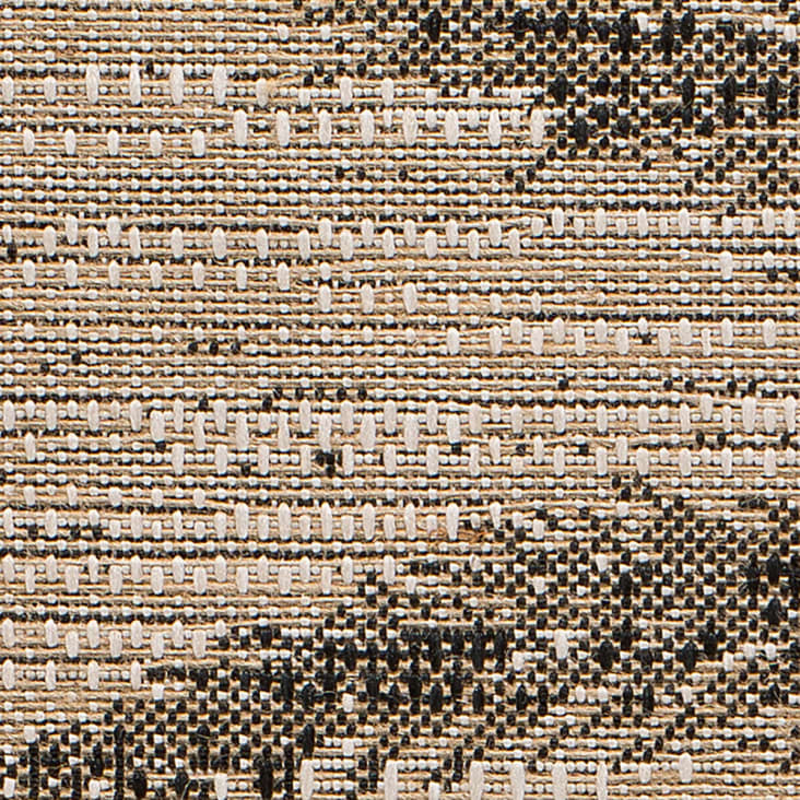 Tapis de jute à motifs tropicals en noir, 160x230 cm-LOTTO cropped-4