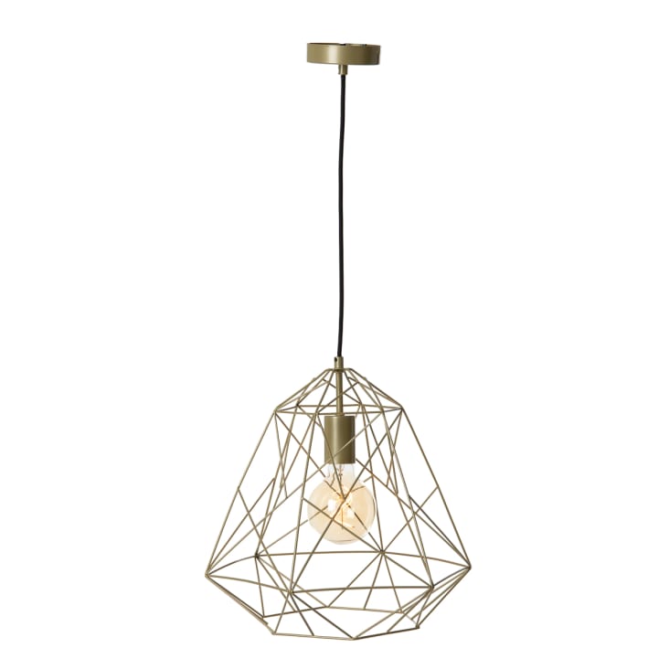 Alpinaluz Pendelleuchte LOLA - Schwarzer Stahl & Naturholz, 26cm, E27, Höhenverstellbar