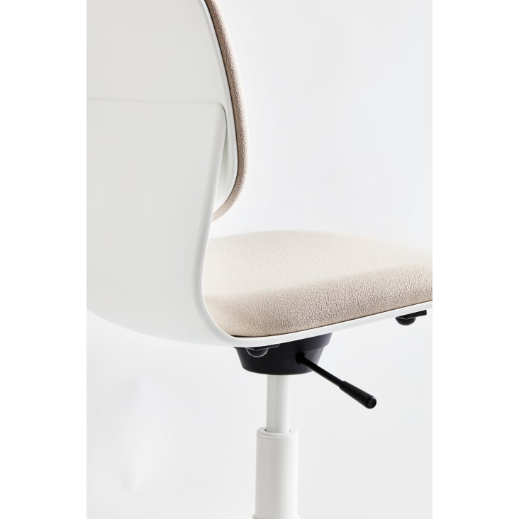 ÖRFJÄLL Chaise de bureau enfant, blanc, Vissle rose - IKEA