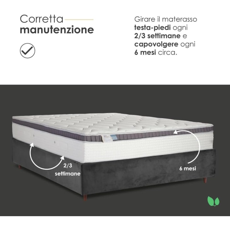 Materasso singolo 80x190 h26 cm