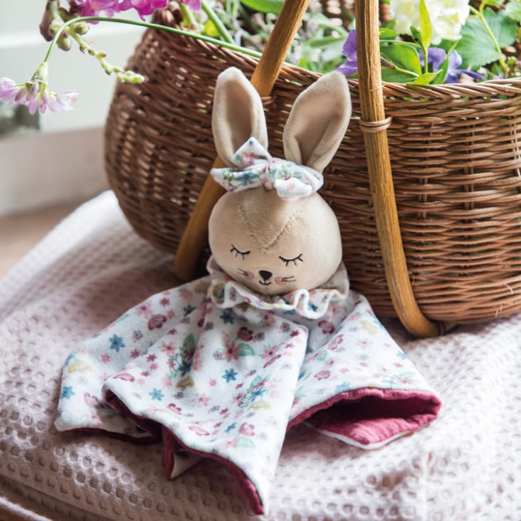 Doudou plat lapin best sale