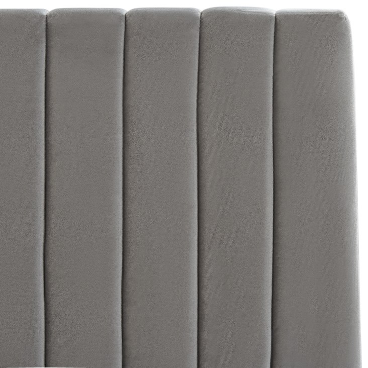 Cadre de lit en tissu gris 160x200-Vion cropped-9