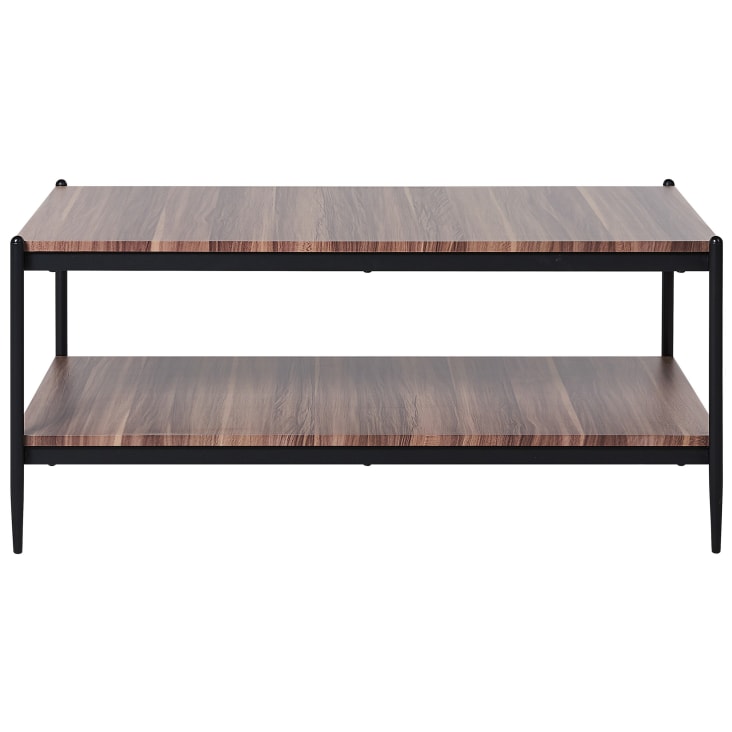 Table basse bois sombre et noir-Avoca cropped-3