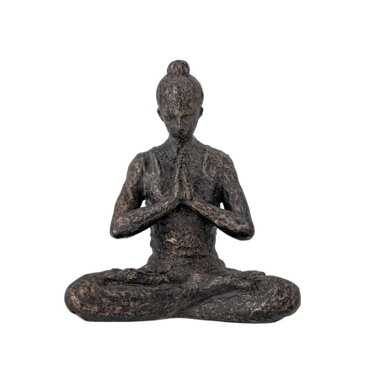 Statuette en polyrésine noire H13 Kim | Maisons du Monde