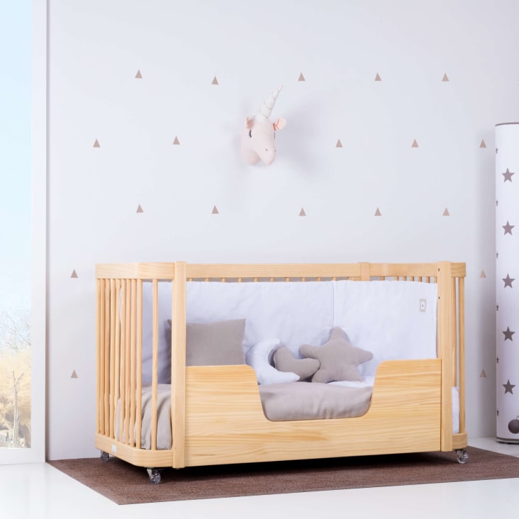 Cuna - cama para bebé (3en1) madera de 70x140 cm CREA DUE