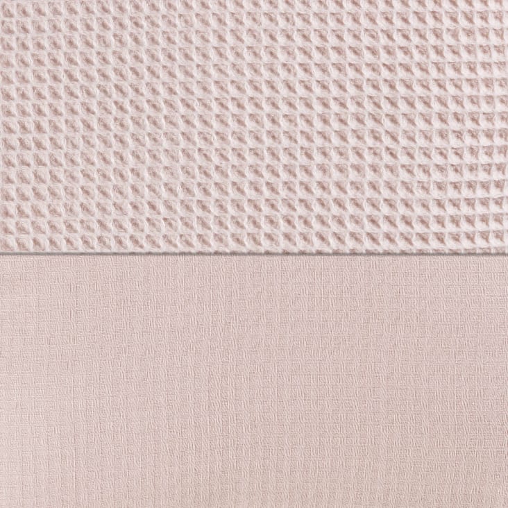 Minicuna colecho ratán 50x80 cm con set textil beige y colchón MOAI