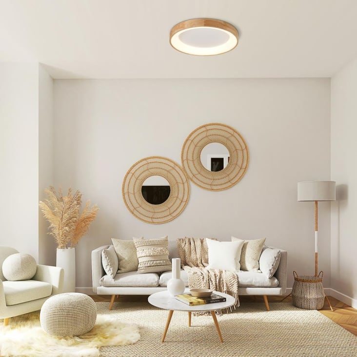 Lampada da soffitto dorata con design LED di tendenza - Skavi