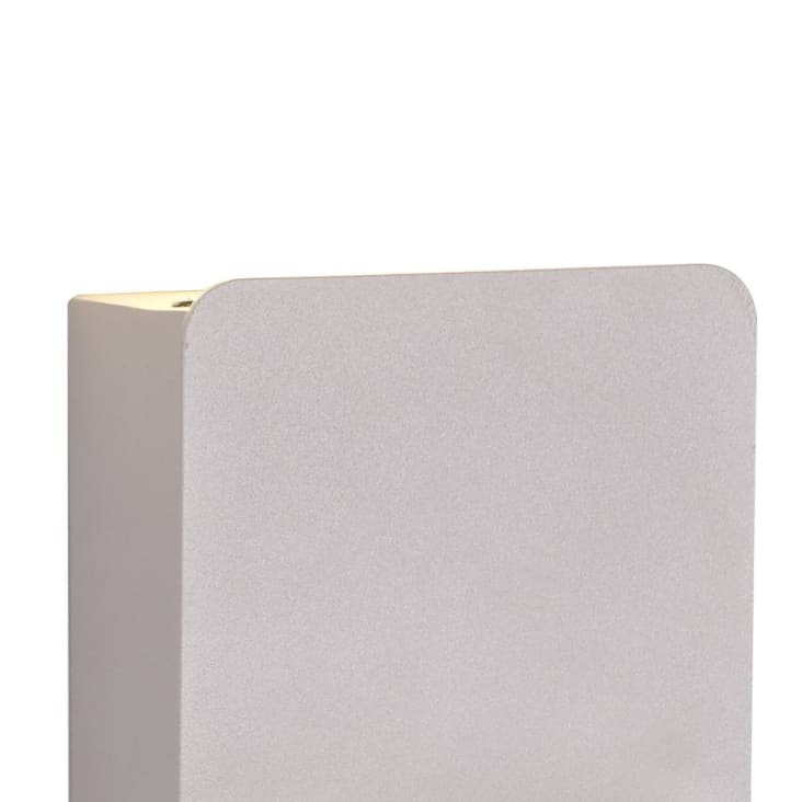 Aplique pared sencillo blanco lector orientable y carga