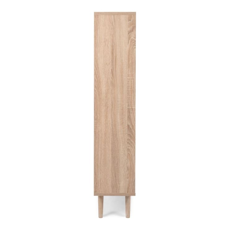 Mueble zapatero de madera 2 trampones dobles 630x770x270 mm