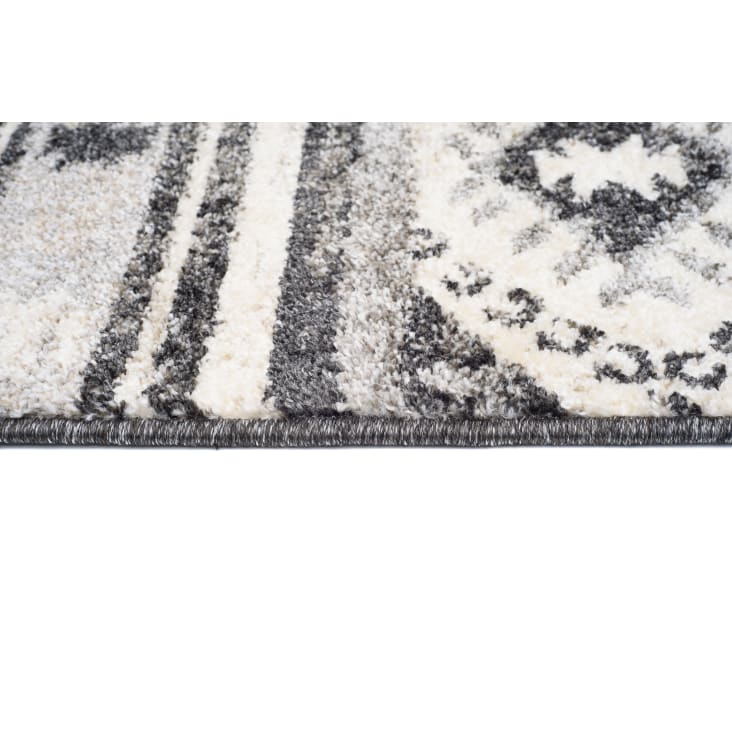 Alfombra de pasillo con aspecto sisal gris antracita 80x300 cm - referencia  Mqm-355782