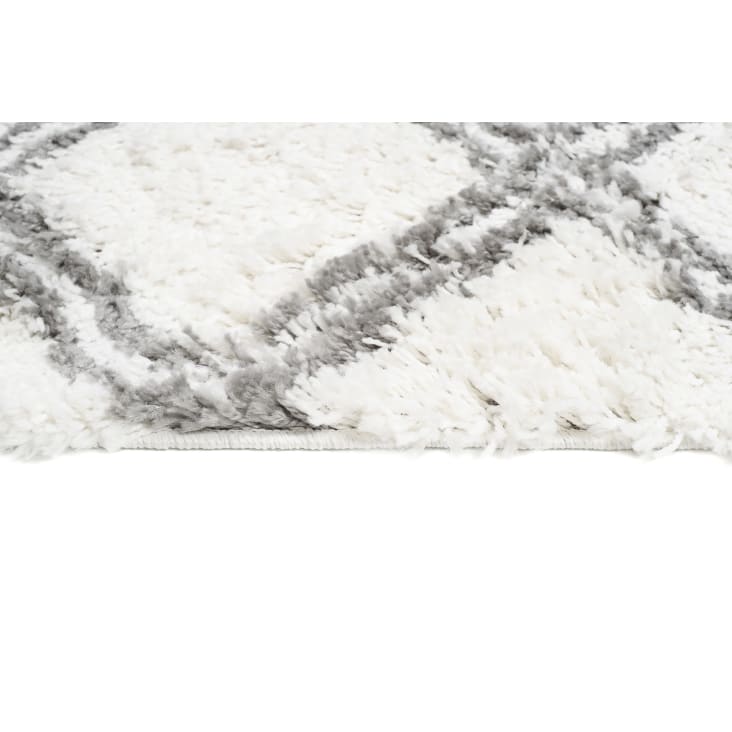 Alfombras de pasillo de lana crema de 70x200 cm LARS