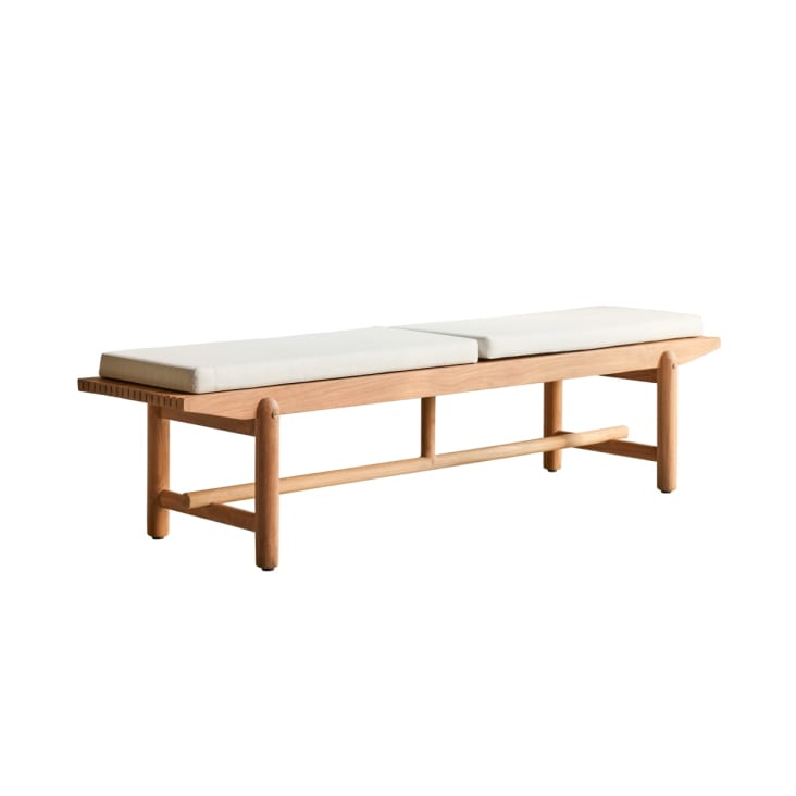 Banc De Jardin En Teck Massif Marlborough - 3 Places, Longueur 167 Cm | Teck Certifié FSC | Montage Facile - 4