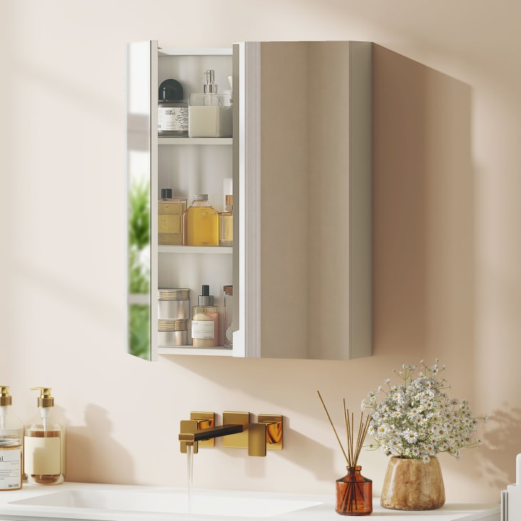 GIANTEX Armadio alto da bagno, 60 x 30 x 148,5 cm, armadio da cucina con 2 ripiani regolabili e 2 ante, armadietto portaoggetti per bagno, cucina, sala da pranzo e ufficio