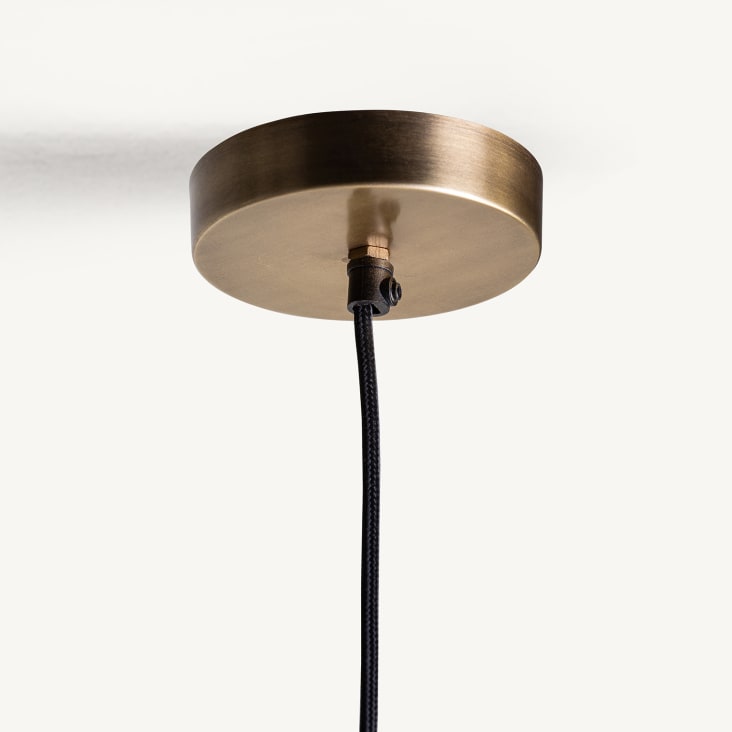 Lámpara LED de techo 94*68*14CM, color marrón, regulación continua con