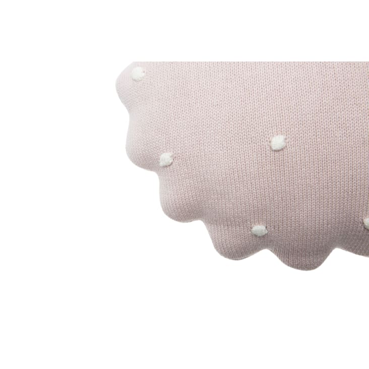 Coussin biscuit de coton rose 25x25-BISCUIT cropped-2