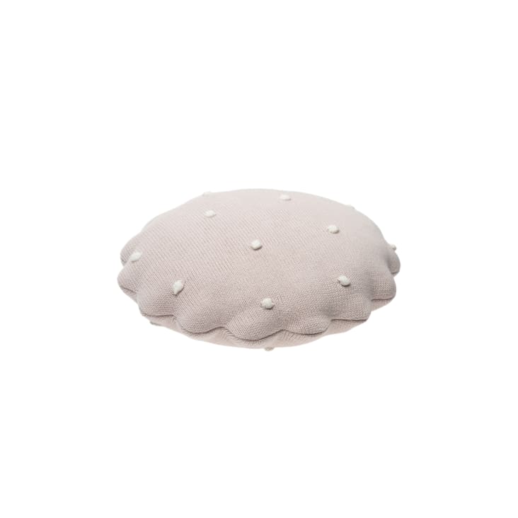 Coussin biscuit de coton rose 25x25-BISCUIT cropped-5