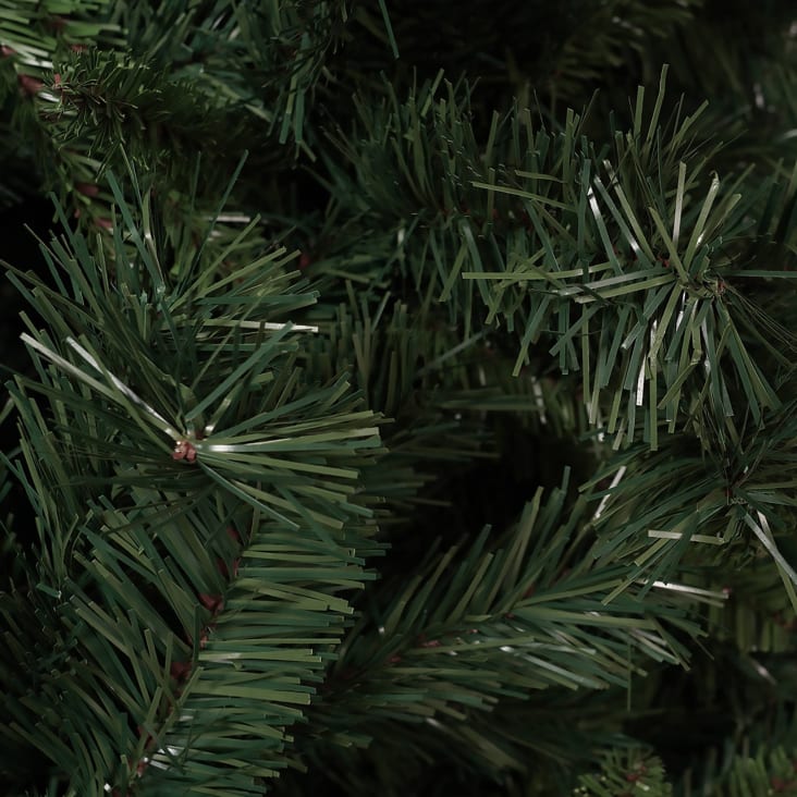 Sapin de Noël en PVC vert H 150 cm-Aosta cropped-3