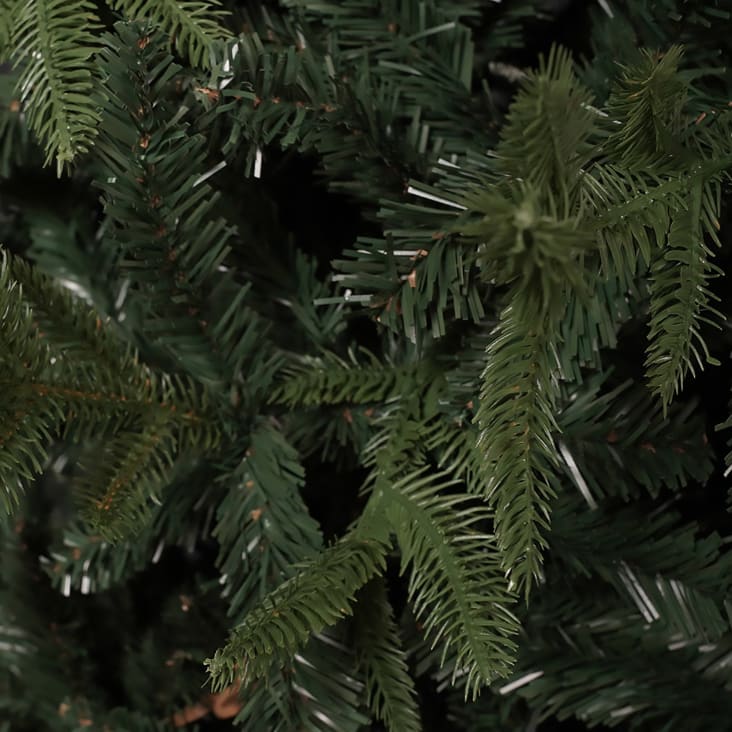 Sapin de Noël en PVC vert H 150 cm-Trento cropped-3