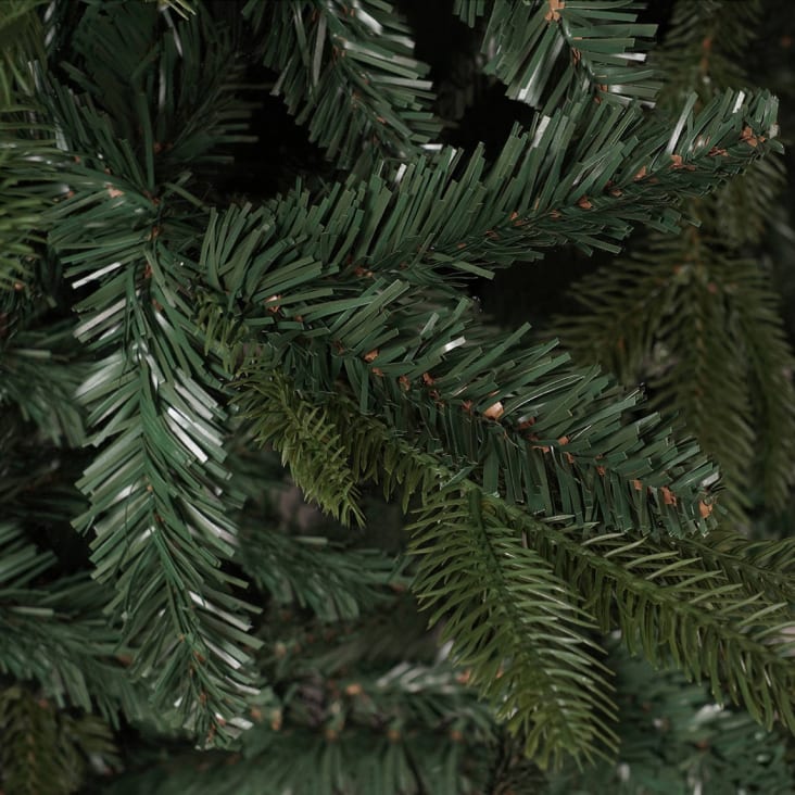 Sapin de Noël en PVC vert H 150 cm-Trento cropped-4