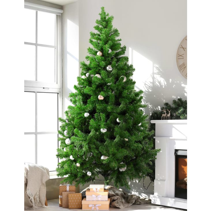 Sapin de Noël en PVC vert H 180 cm-Riccardo1 cropped-2