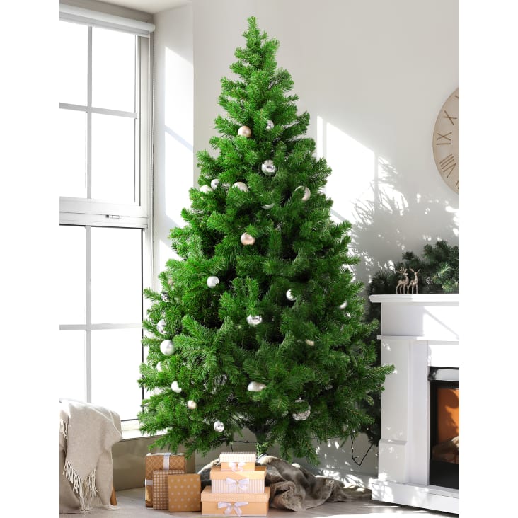 Sapin de Noël en PVC vert H 150 cm-Riccardo cropped-2
