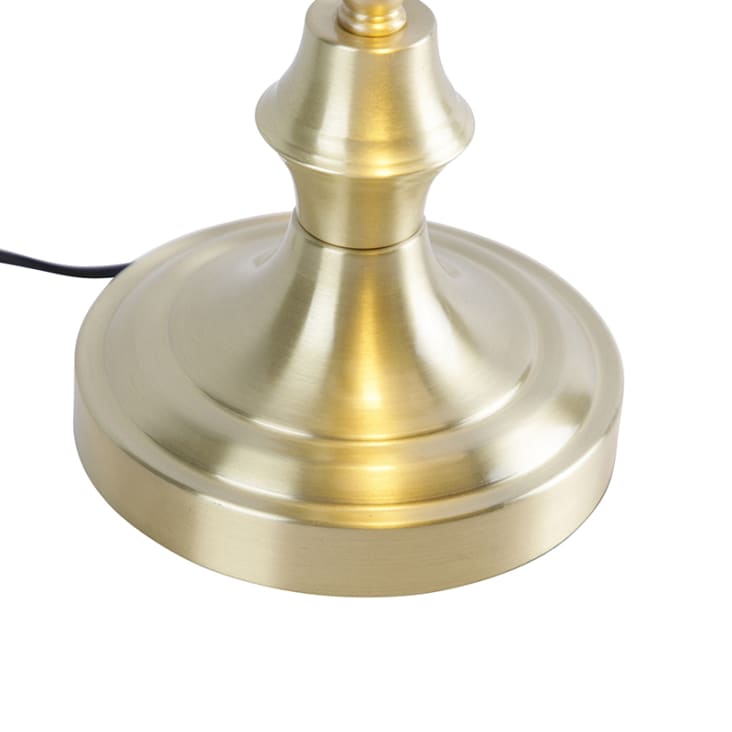 Lucide Illuminazione Lampada da scrivania con base in metallo classica e  diffusore in vetro collezione Banker