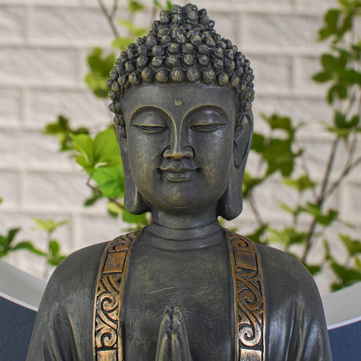 Grande statua di Buddha Zen da meditazione - H25 BOUDDHA