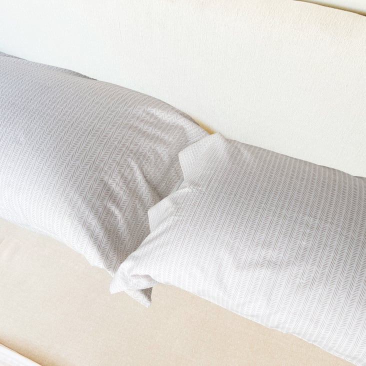 Juego de sábanas 100% algodón sostenible blanco 3 piezas cama 90
