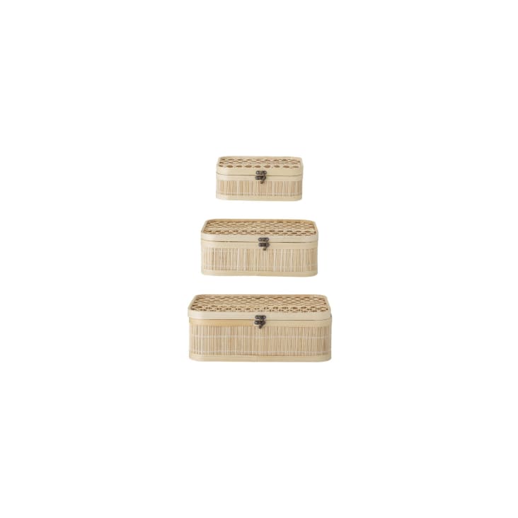 Boîte à clés murale bois 24 cm, Paniers / Boîtes de rangement