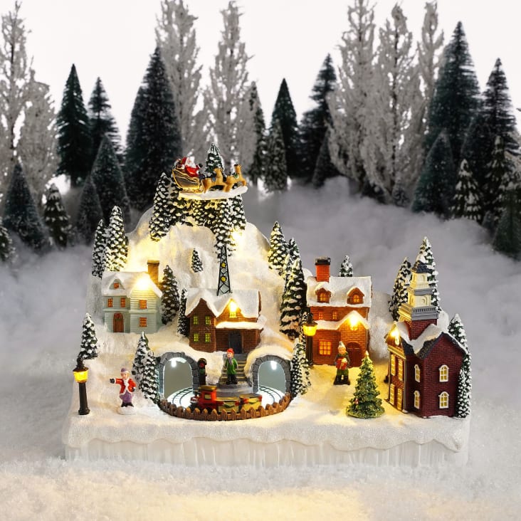 Village de noël miniature en hiver H23 LUVILLE SPECIALS
