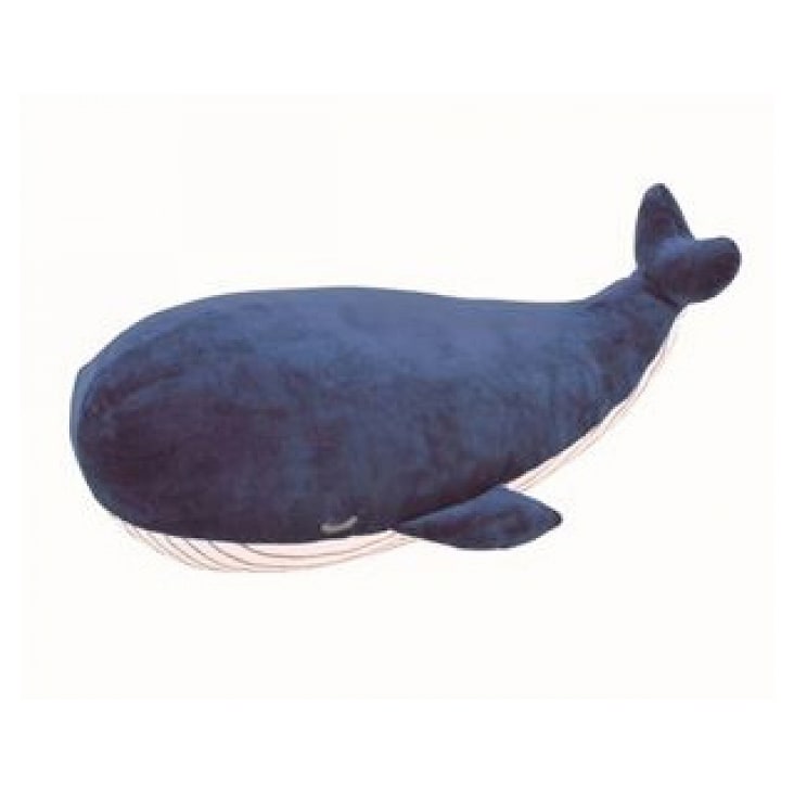 Peluche géante baleine et son bébé bleue Gravillou Les Ptipotos - Made in  Bébé