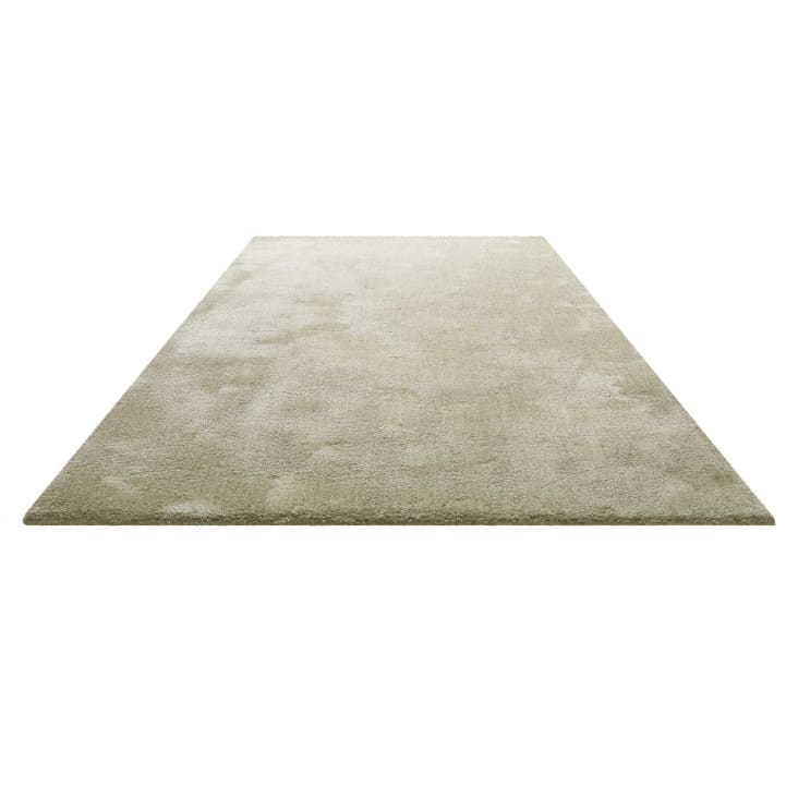 Tappeto in microfibra densa beige screziato 130x190 cm Pisa