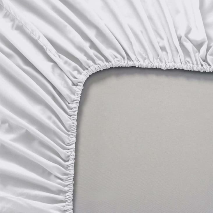 Bajera 100% algodón blanco 180x200x32 cm (cama 180)-Basic cropped-2