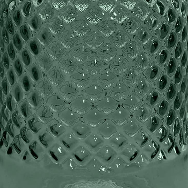 Vase bouteille en verre recyclé  eucalyptus 22 cm-Diamond cropped-2