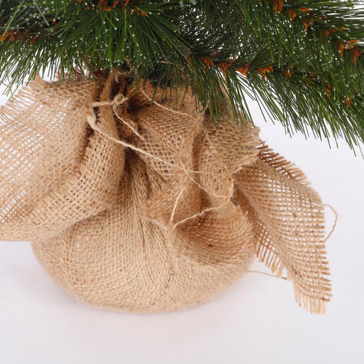 Künstlicher Weihnachtsbaum du Forest | 60 frosted in Maisons Monde Jutesack