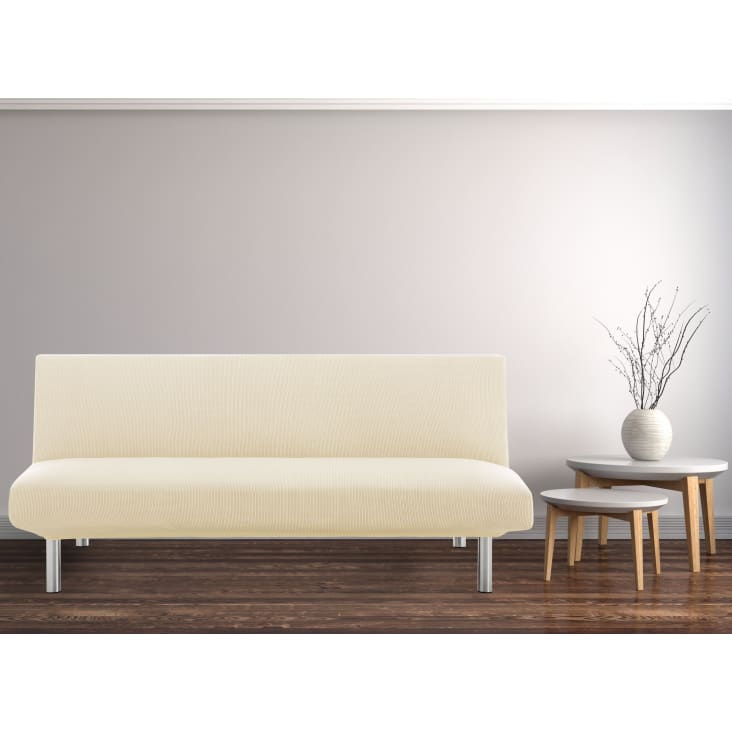 Funda de sofá cama clic clac (160-220) beige MILAN ELÁSTICA