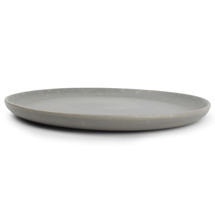 Assiette plate 27cm gris - Lot de 4-FORMA cropped-5