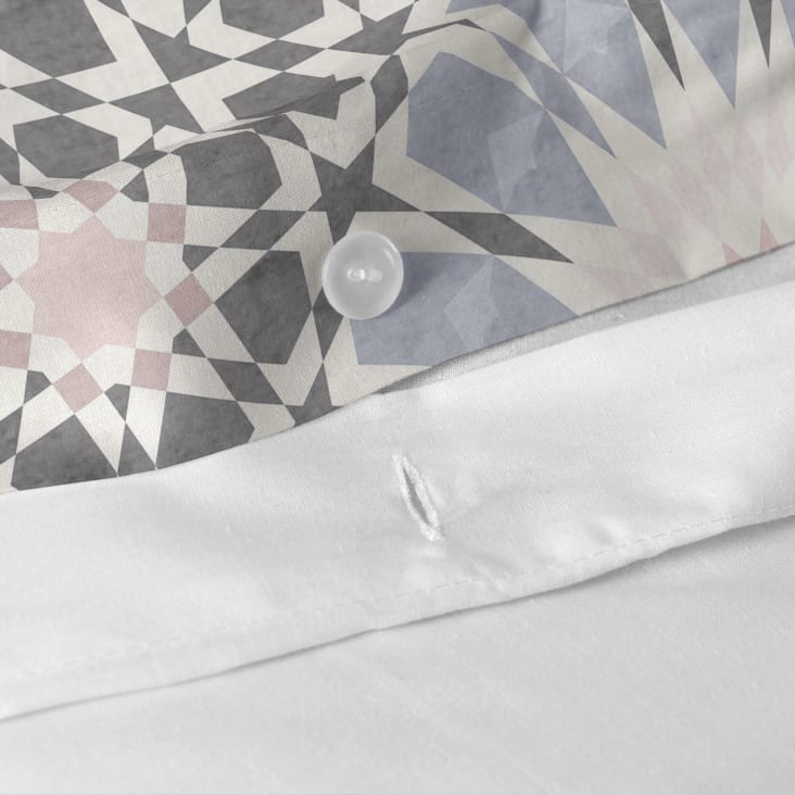 Funda nordica 100 algodon multicolor 140x200 cm cama 80