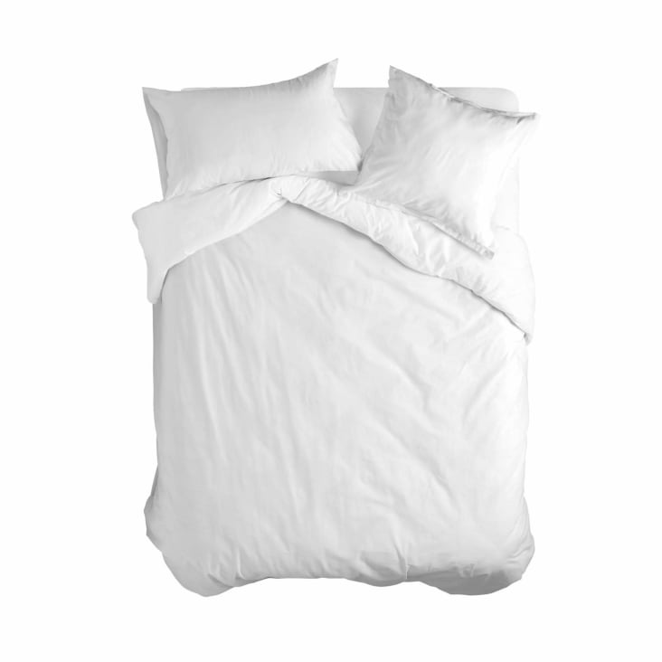 Funda nórdica 100% algodón blanco 140x200 cm (cama 80)-Basic cropped-5