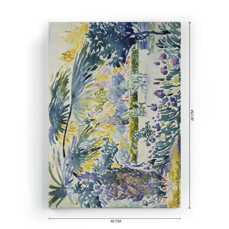 Leinwand 60x40 Garten eines Malers GARDEN OF A PAINTER Maisons du Monde