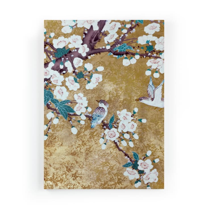 GLWDME Japanischer Koi-Karpfen Leinwandbild 40x60cm - Roter Fisch Wandkunst