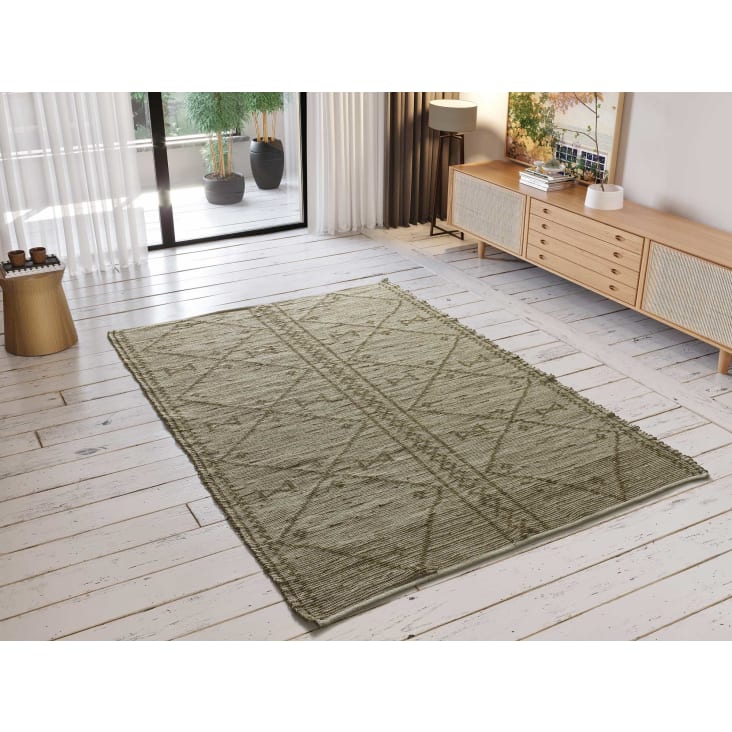 Palma Teppich In Jute-Optik – Naturfarbener Boho-Teppich Für Wohnzimmer & Mehr