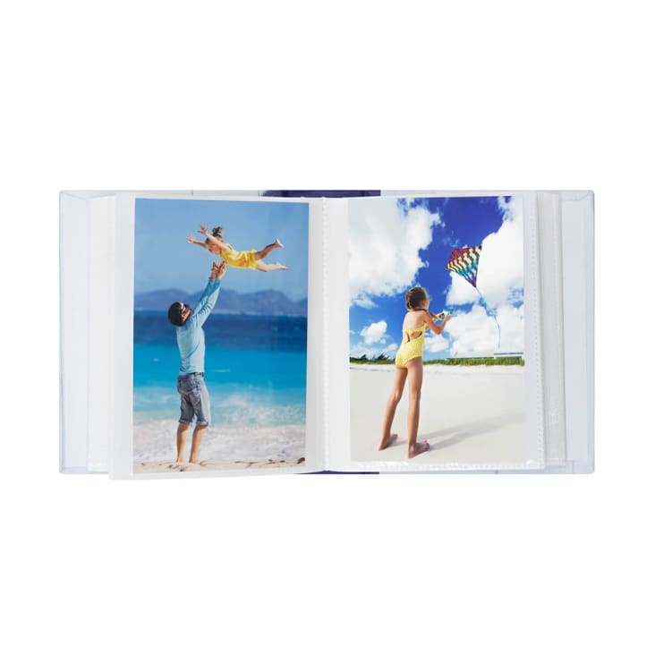 Album photo pochettes Planisphère 100 photos 11,5x15 cm papier quadri